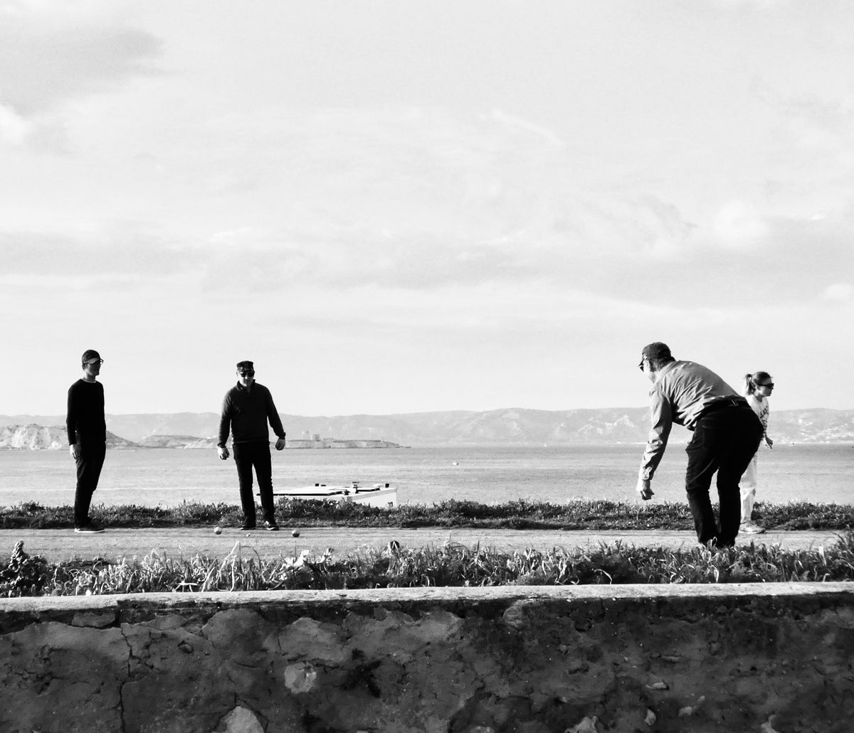 "La partie de boules"